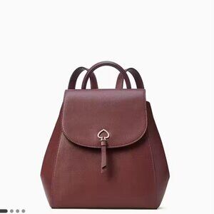 Kate Spade Adel Backpack in Burgundy/Wine